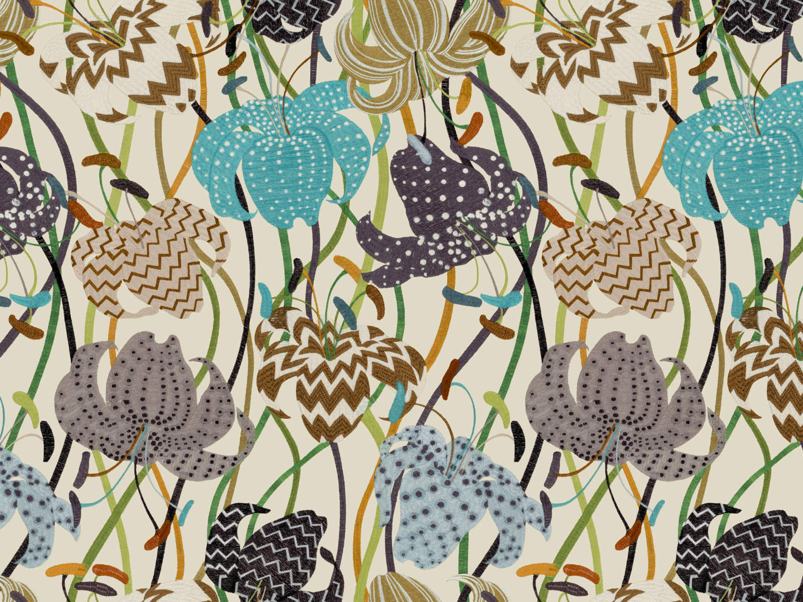 Arte Missoni Home Wallcoverings 03 Lilium - 10230