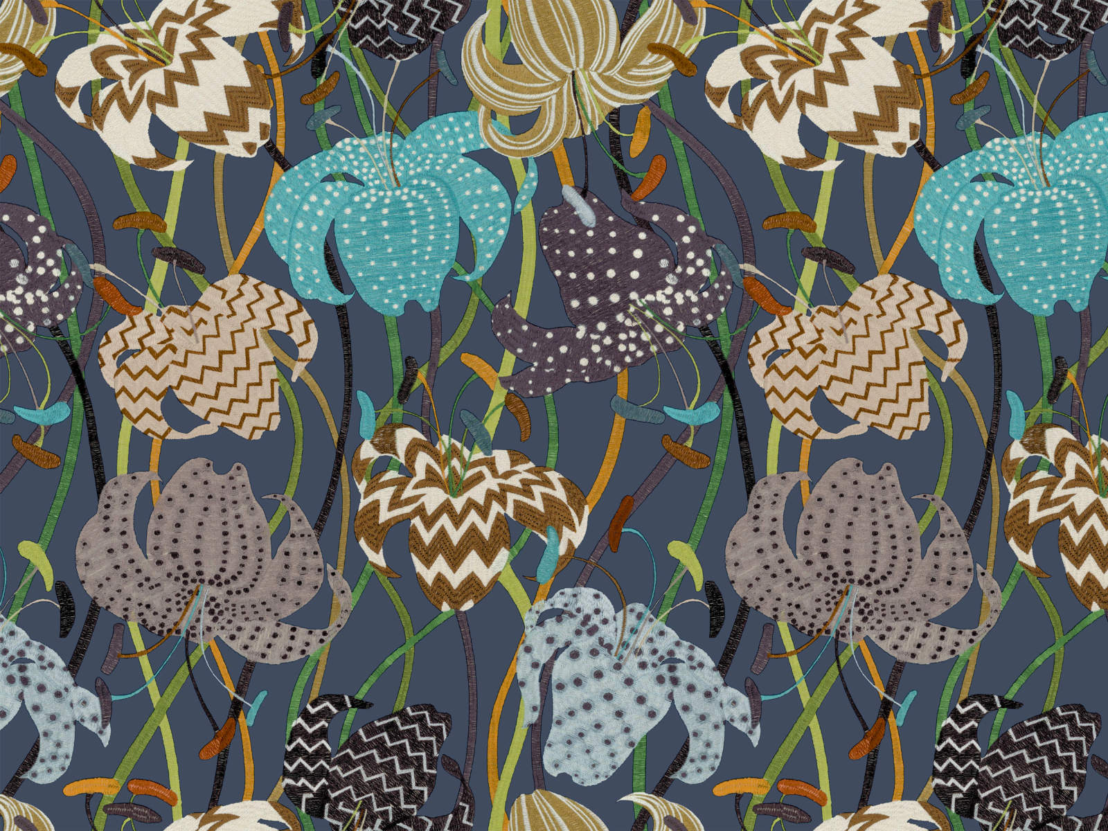 Arte Missoni Home Wallcoverings 03 Lilium - 10233