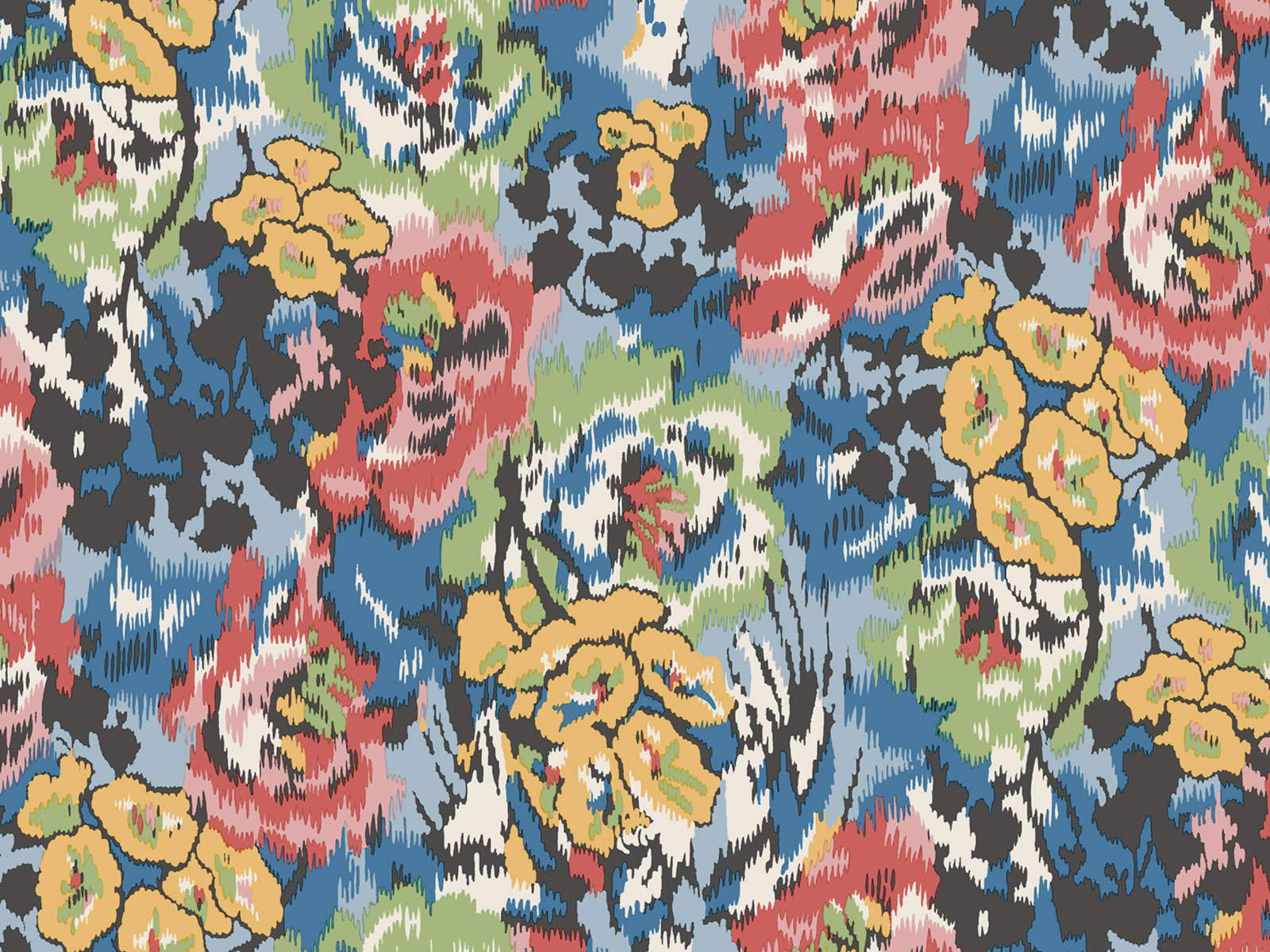 Arte Missoni Home Wallcoverings 04 Flower Pot - 10300