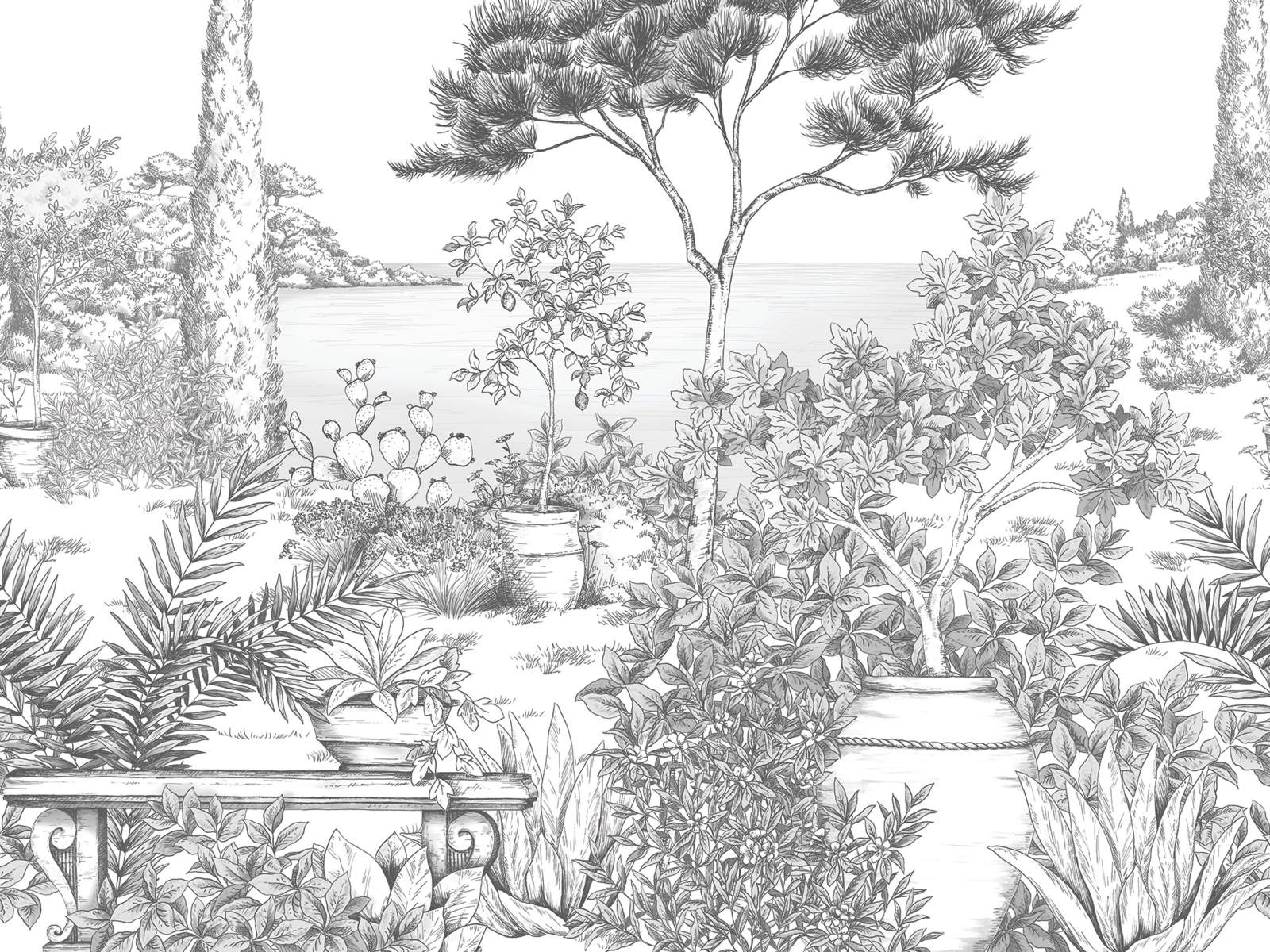 Casadeco Wonderwalls 2 A l'Ombre des Pins M - 200019808