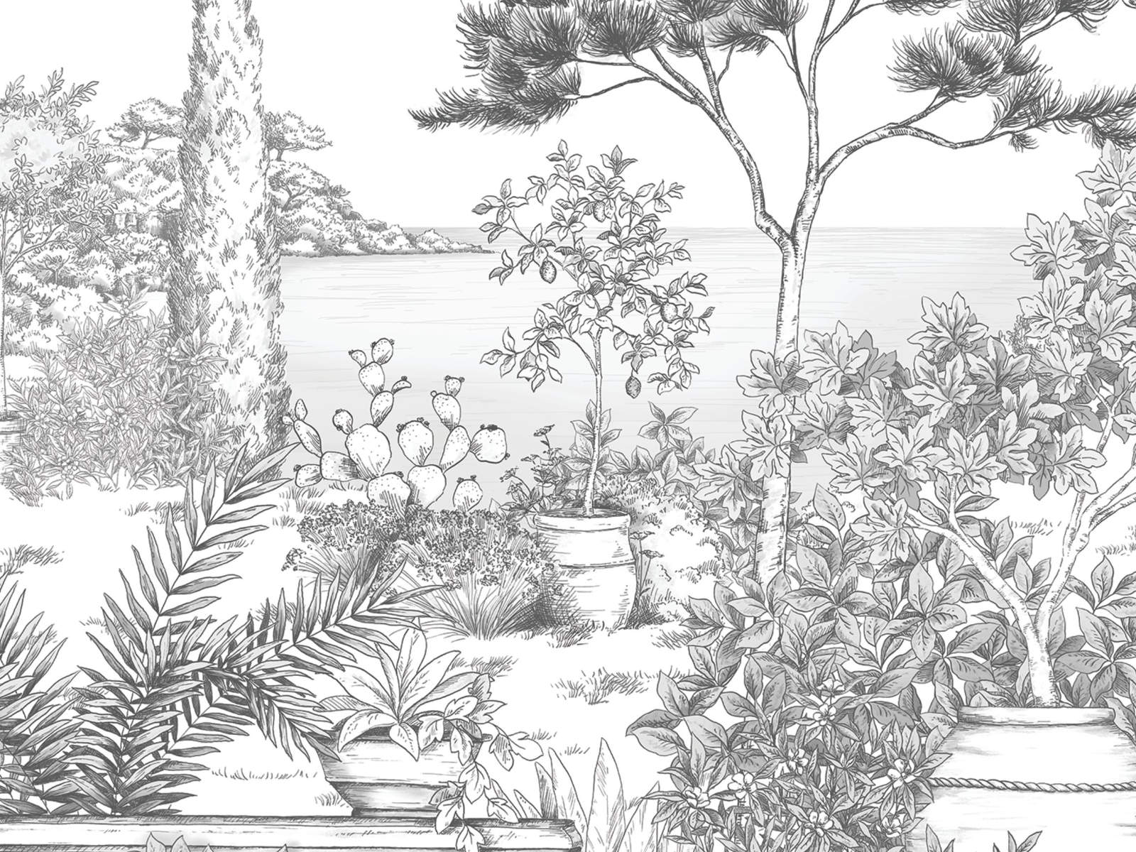 Casadeco Wonderwalls 2 A l'Ombre des Pins L - 200019809