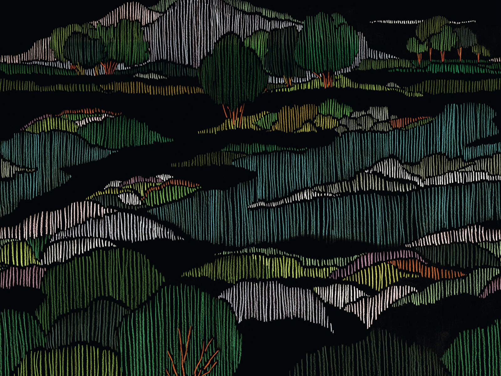 Casadeco Wonderwalls 2 Obscurité Végétale S - 200049905