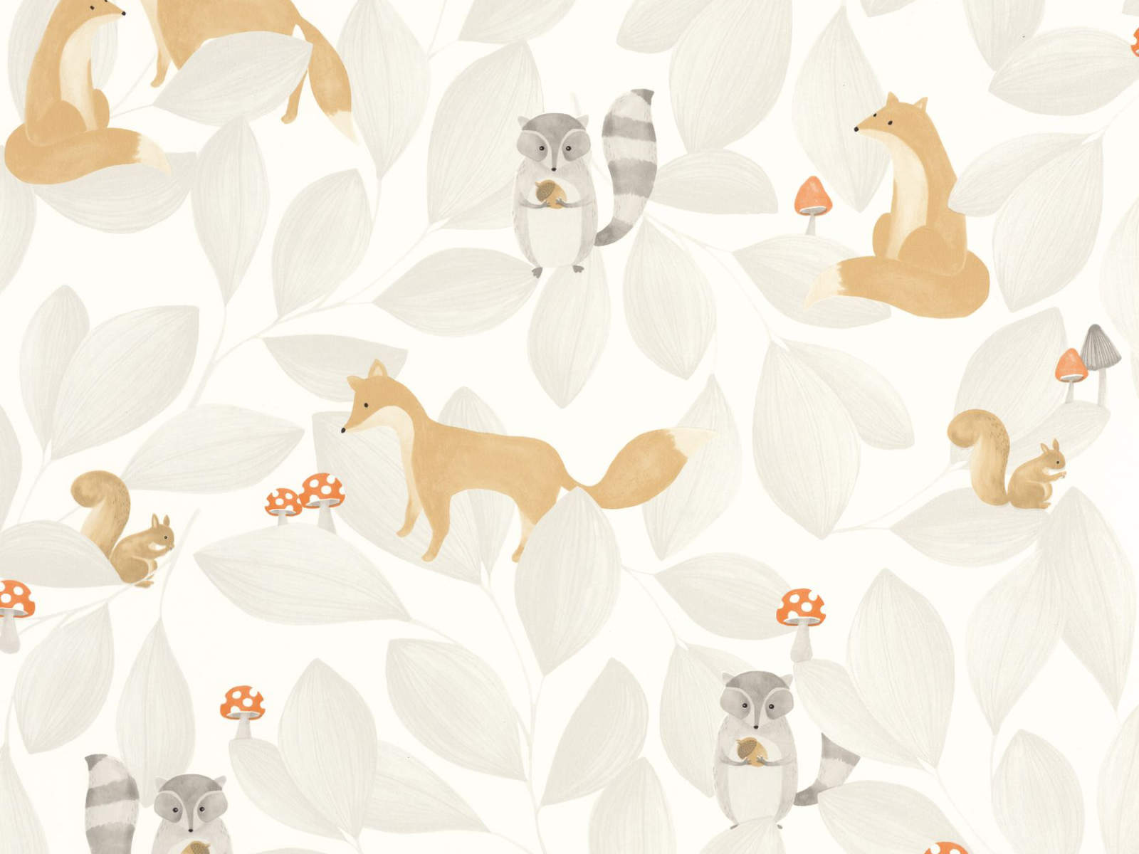 Casadeco Once Upon A Time Woodland Friends - 88279807