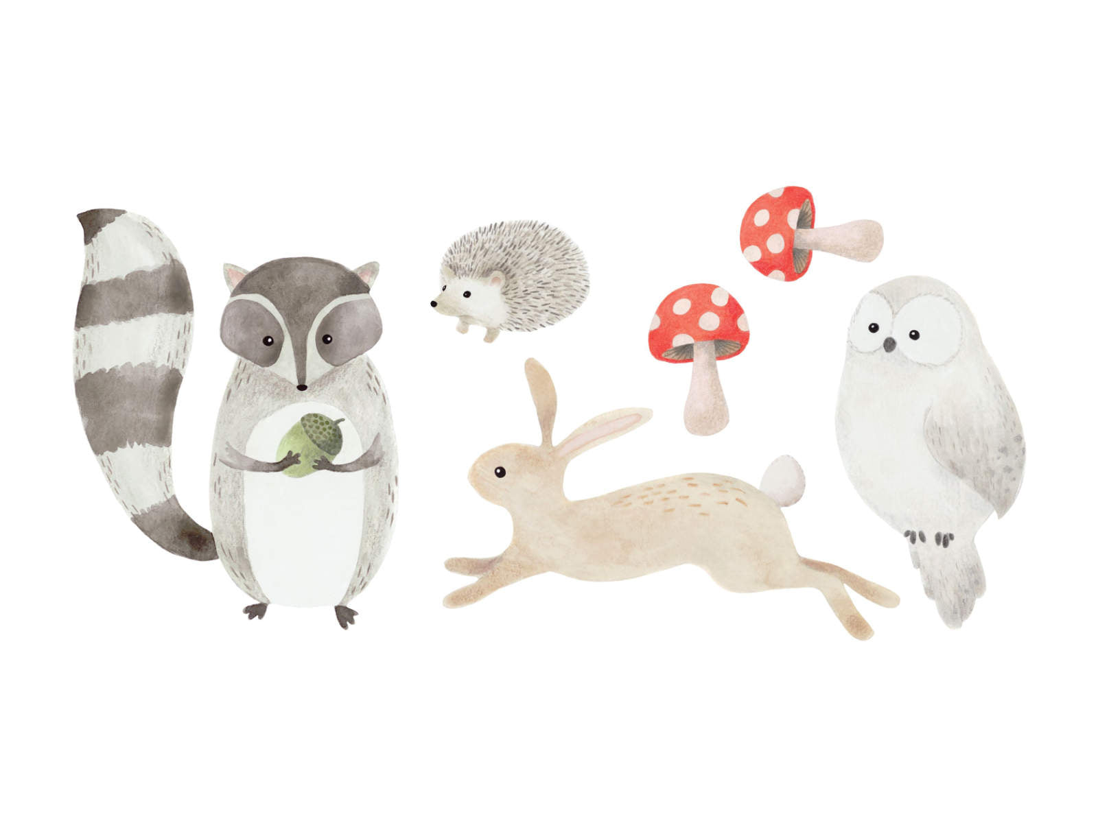 Casadeco Once Upon A Time Animals Forest - 88579023