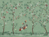 Coordonné Forbidden City Crowned Crane - B00161