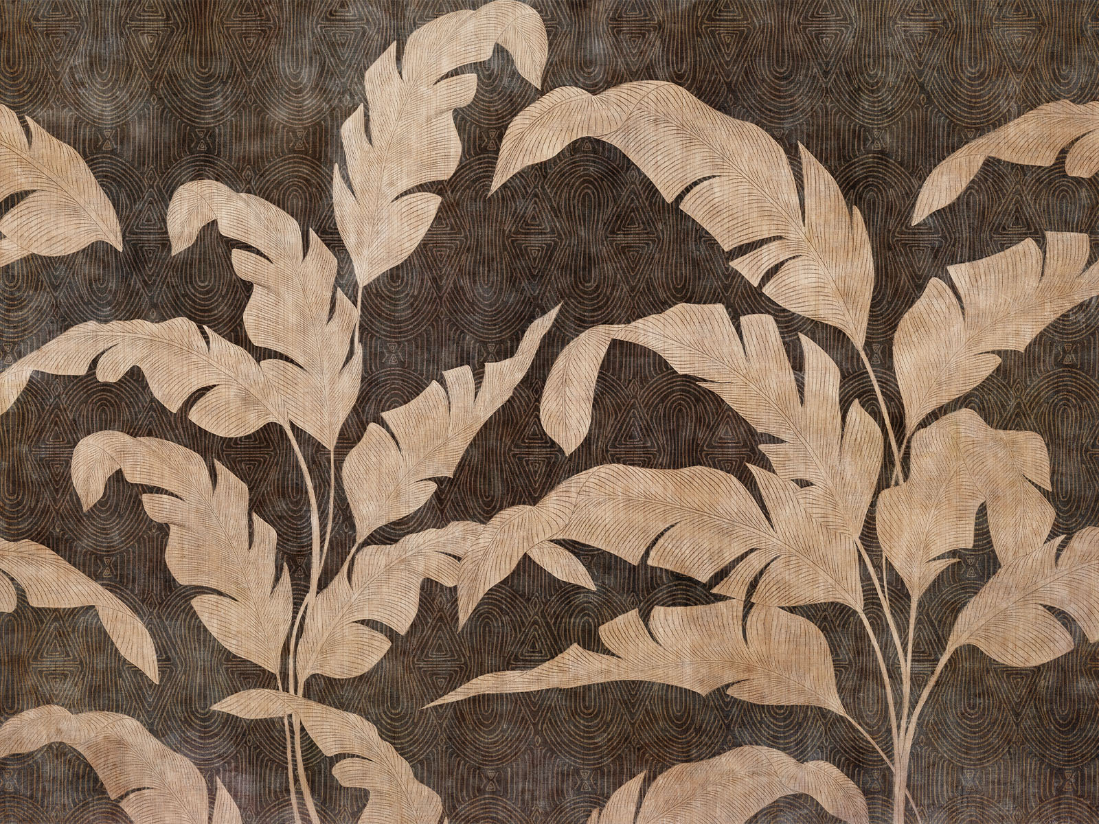 Coordonné Berber Leaves Shadow - B00465