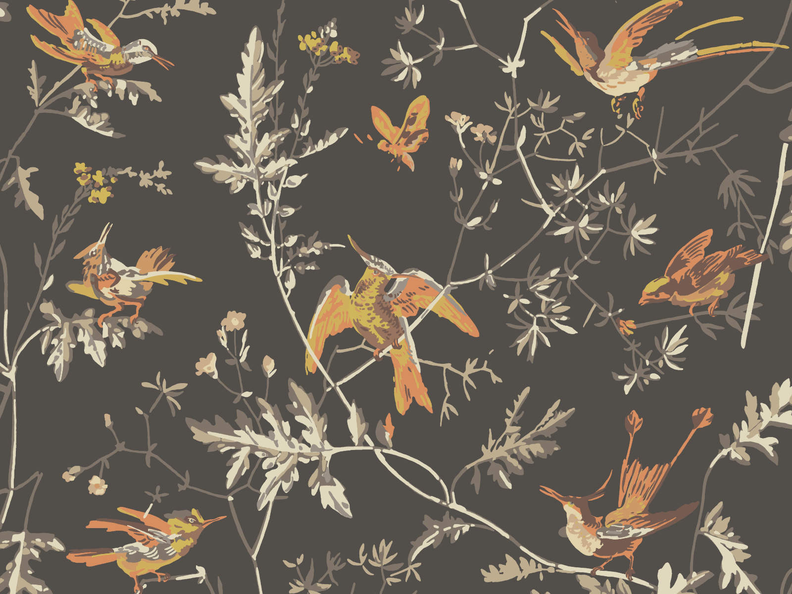 Cole & Son Icons Hummingbirds - 112/4017