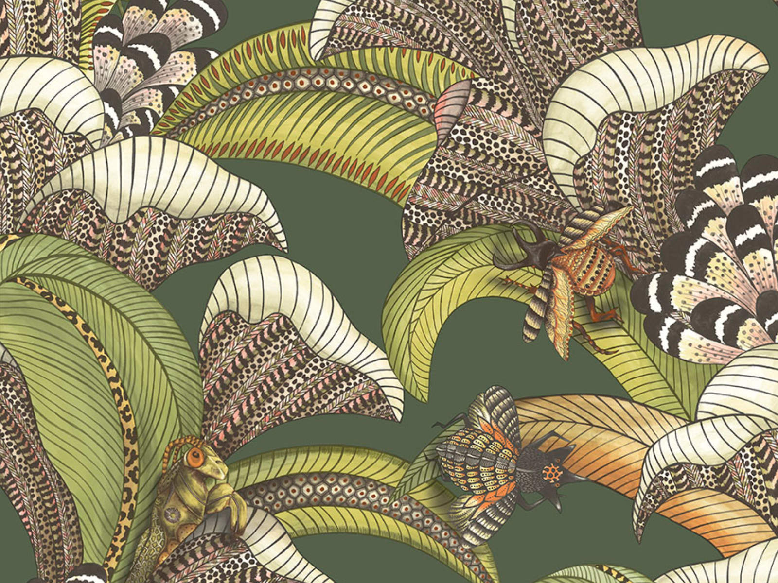 Cole & Son Ardmore Jabula Hoopoe Leaves - 119/1003