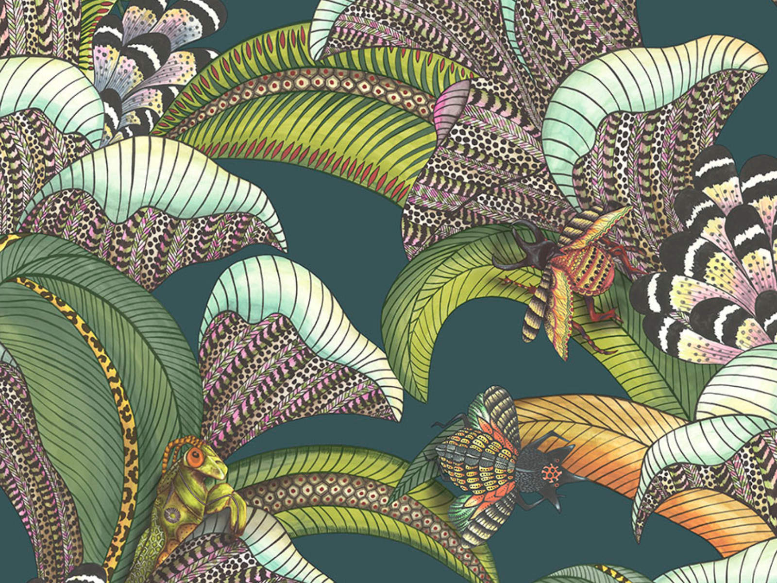 Cole & Son Ardmore Jabula Hoopoe Leaves - 119/1007