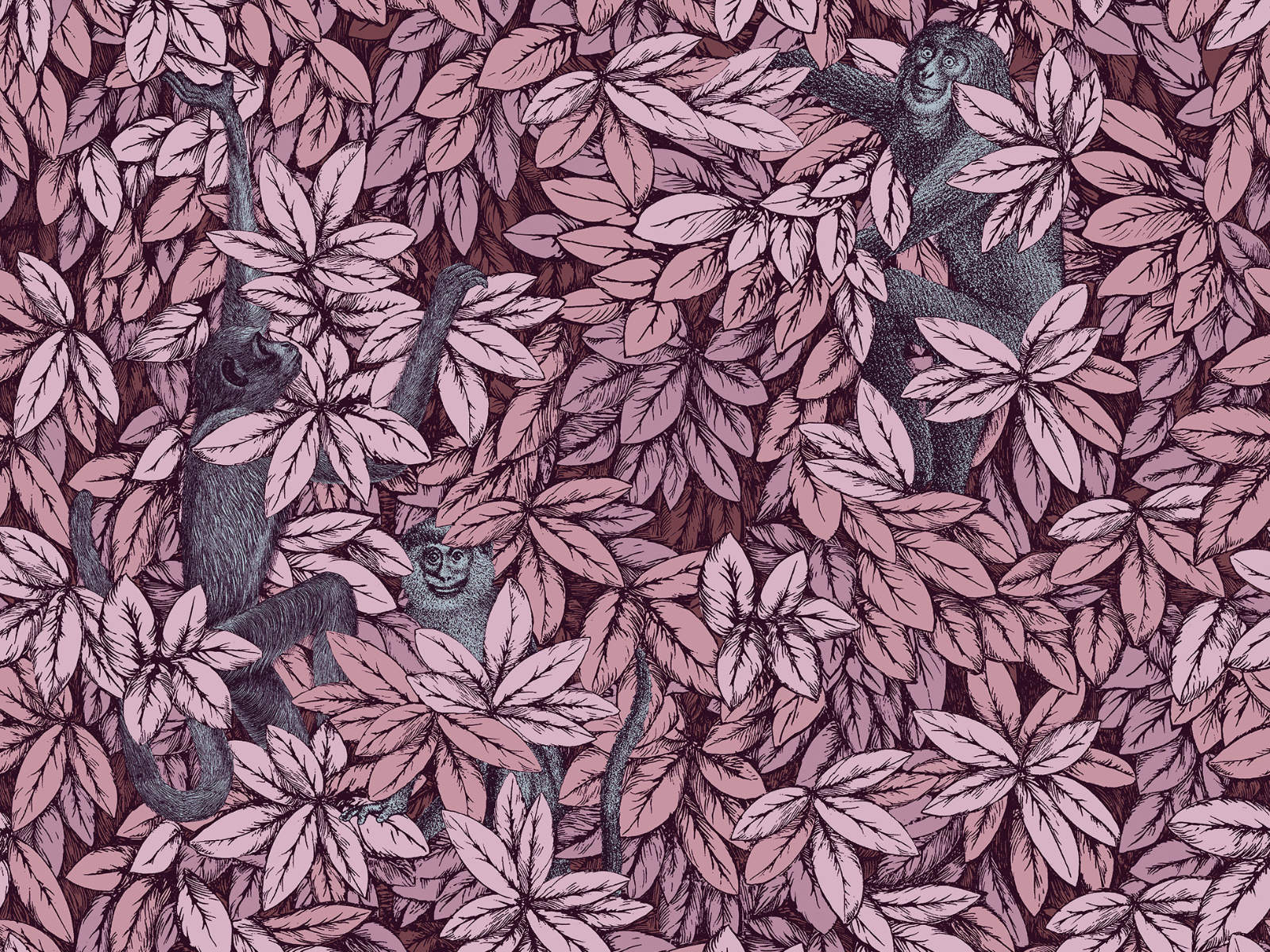 Cole & Son Fornasetti Senza Tempo II - Foglie e Scimmie - 123/10048