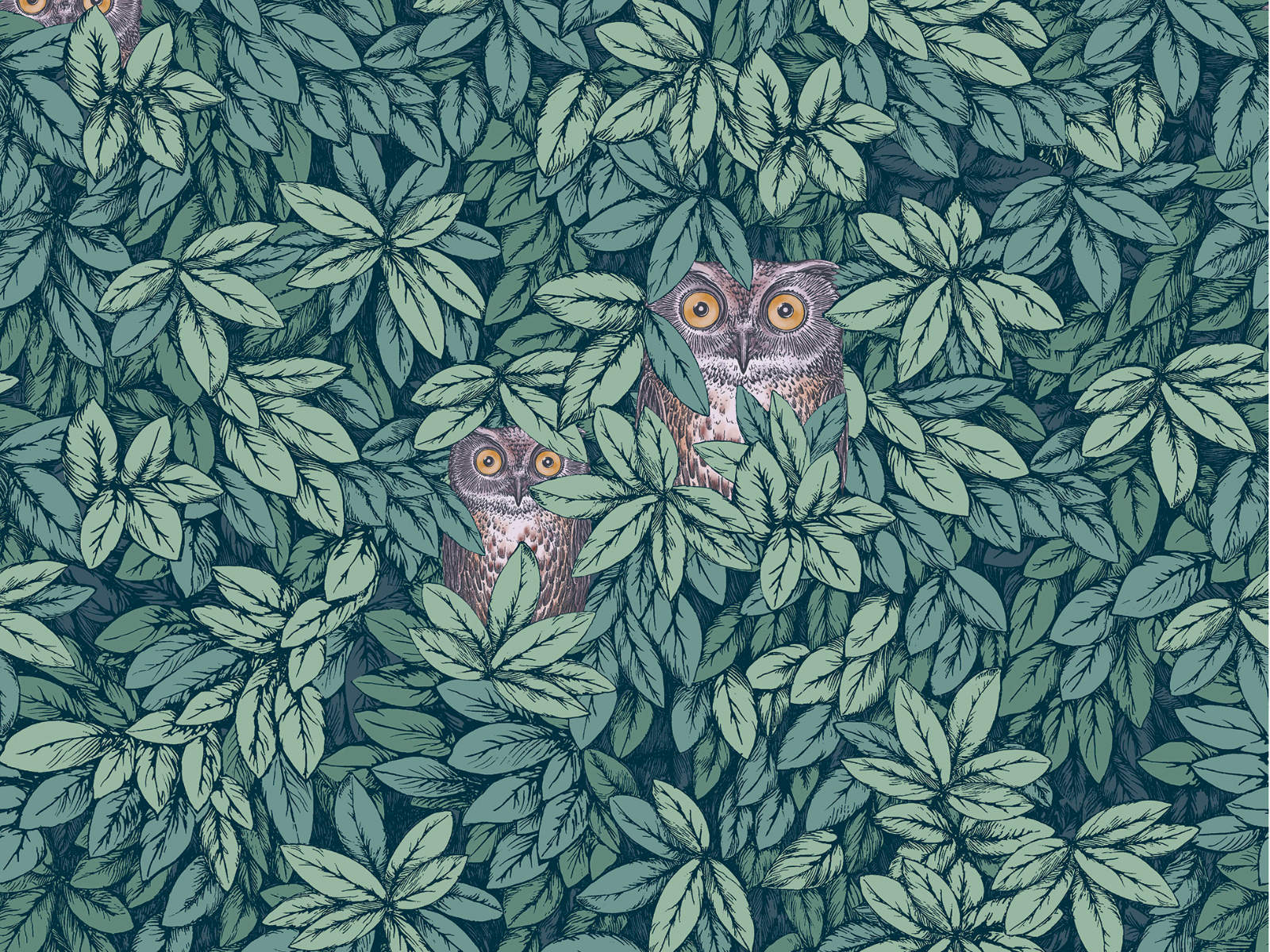 Cole & Son Fornasetti Senza Tempo II - Foglie e Civette - 123/11051