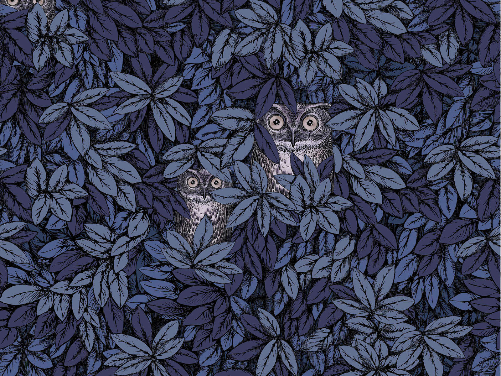 Cole & Son Fornasetti Senza Tempo II - Foglie e Civette - 123/11053