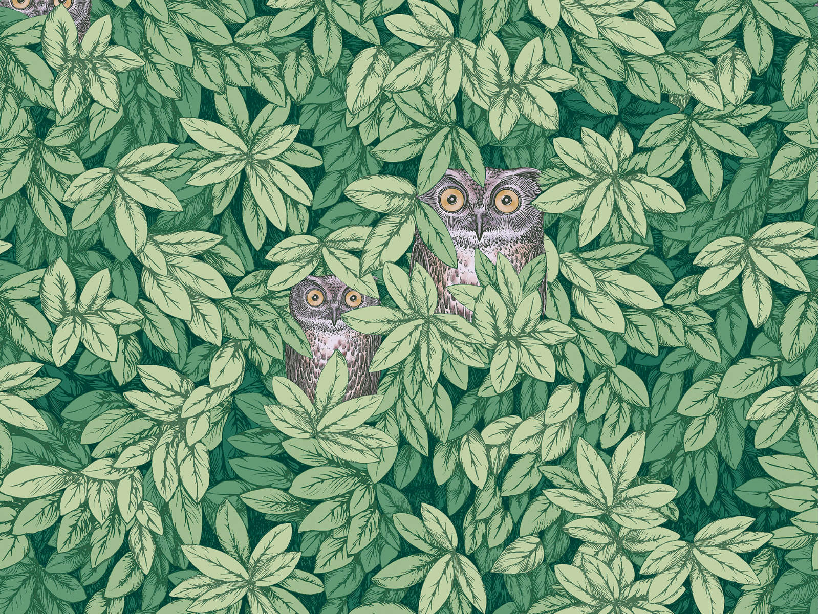 Cole & Son Fornasetti Senza Tempo II - Foglie e Civette - 123/11054