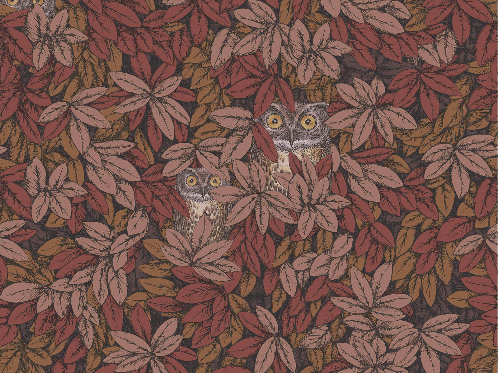 Cole & Son Fornasetti Senza Tempo II - Foglie e Civette - 123/11055