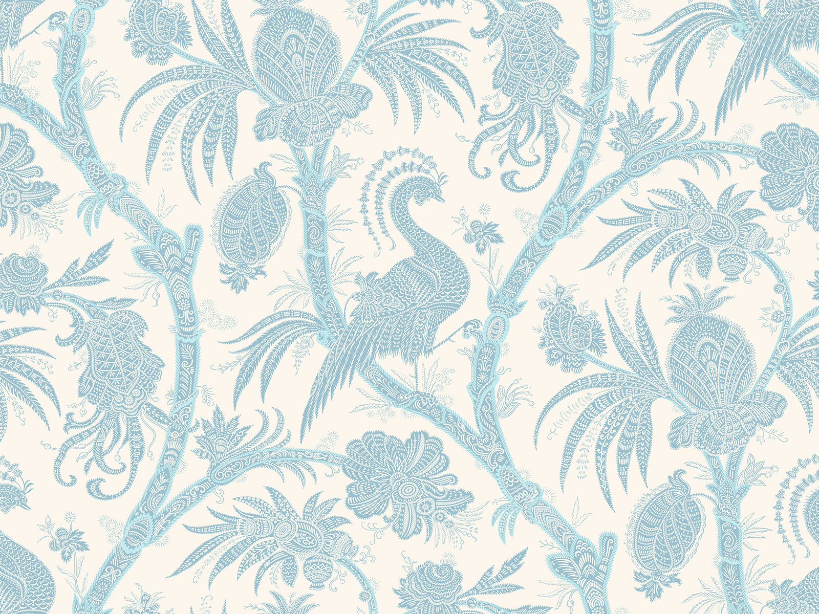 Hookedonwalls Scalamandré Balinese Peacock - 26041