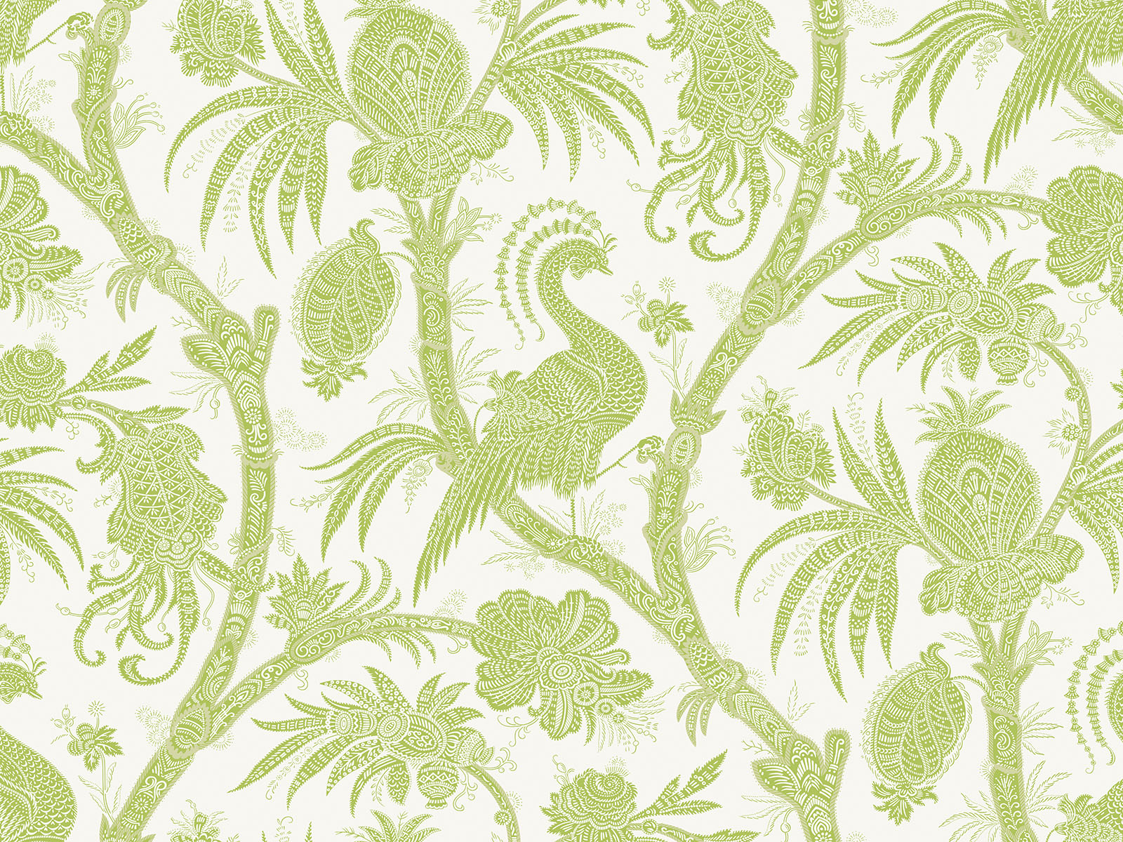 Hookedonwalls Scalamandré Balinese Peacock - 26042