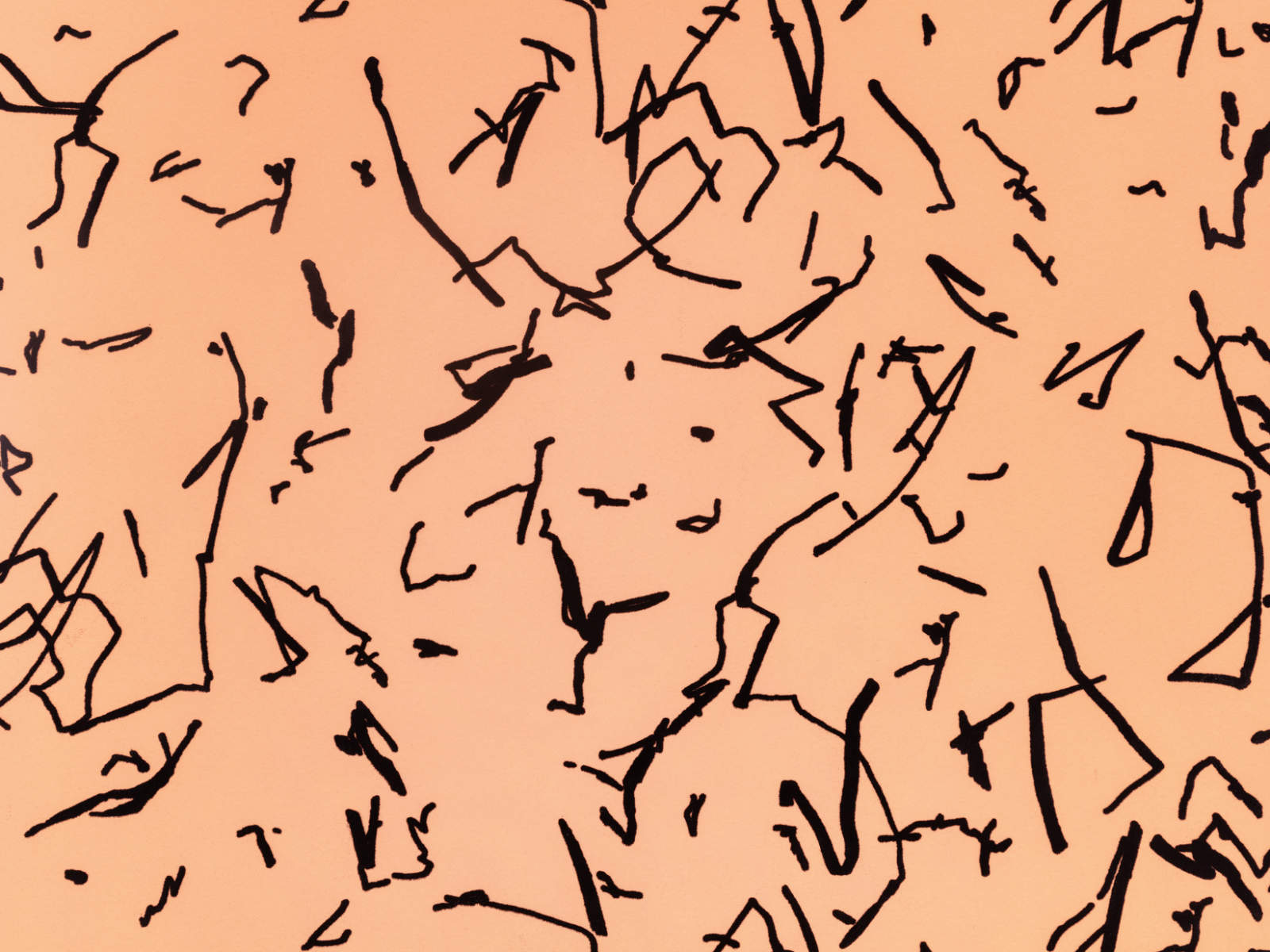 Kirkby Design Wallcoverings Vol. 2 Scribble - Amber - WK824/06