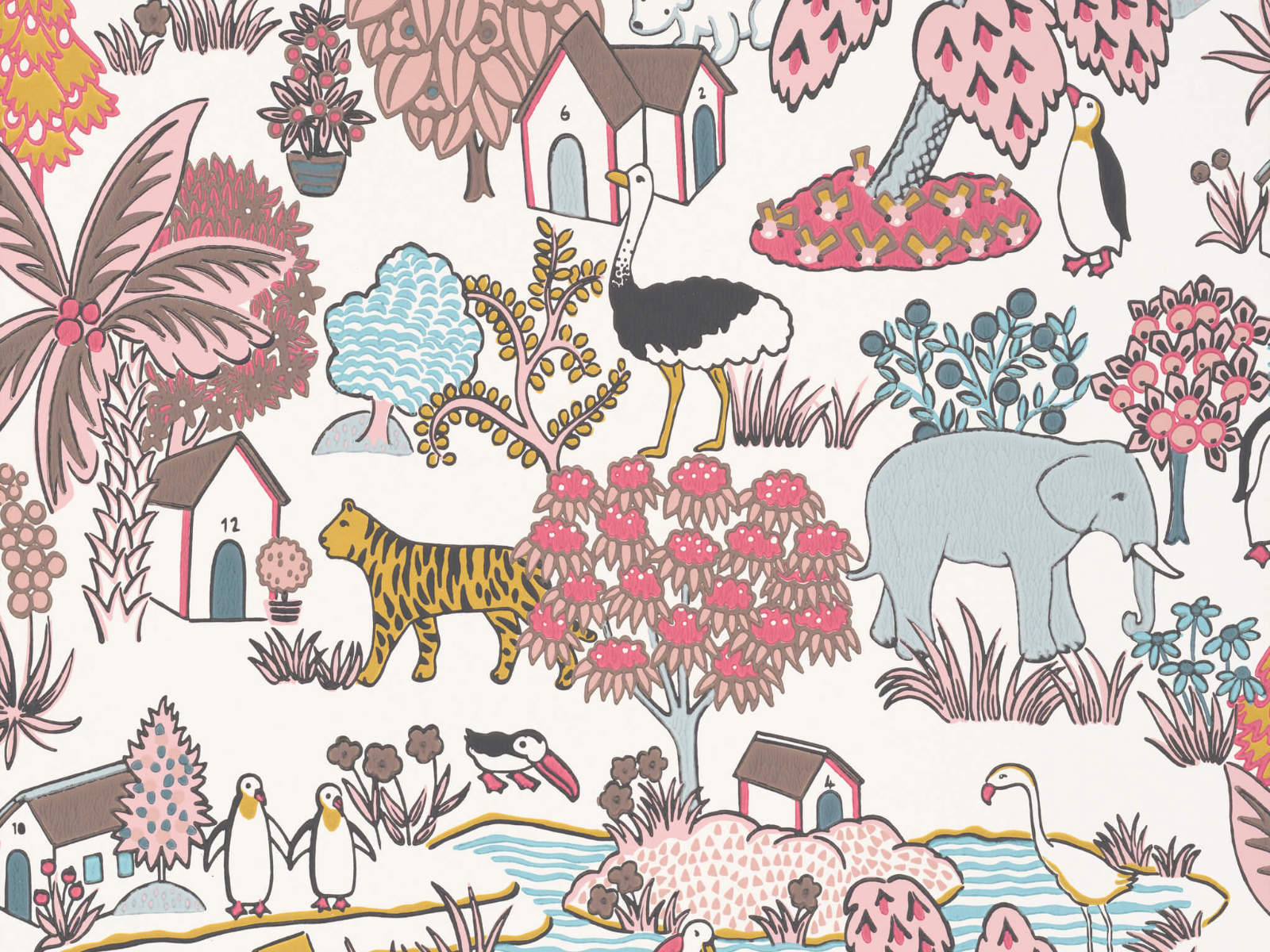 Little Greene Storybook Papers Animal Kingdom Confetti - 0231ANCONFE