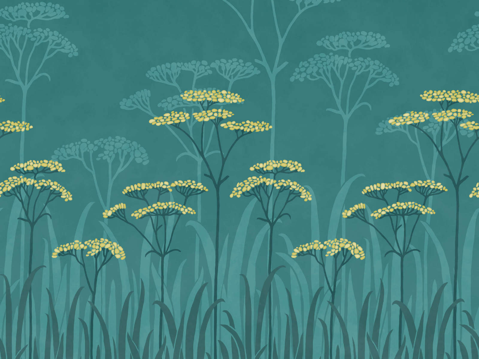 Little Greene Behang National Trust Papers Achillea - Aurora