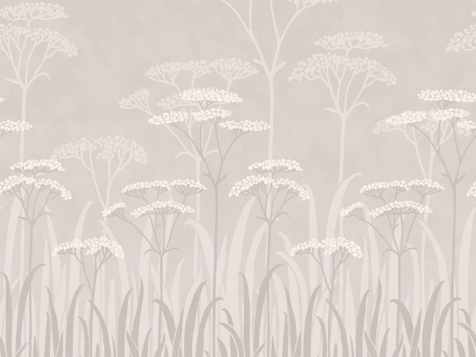 Little Greene Behang National Trust Papers Achillea - Brume