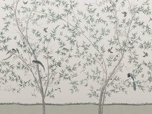 Little Greene Behang National Trust Papers Belton Scenic - Oyster