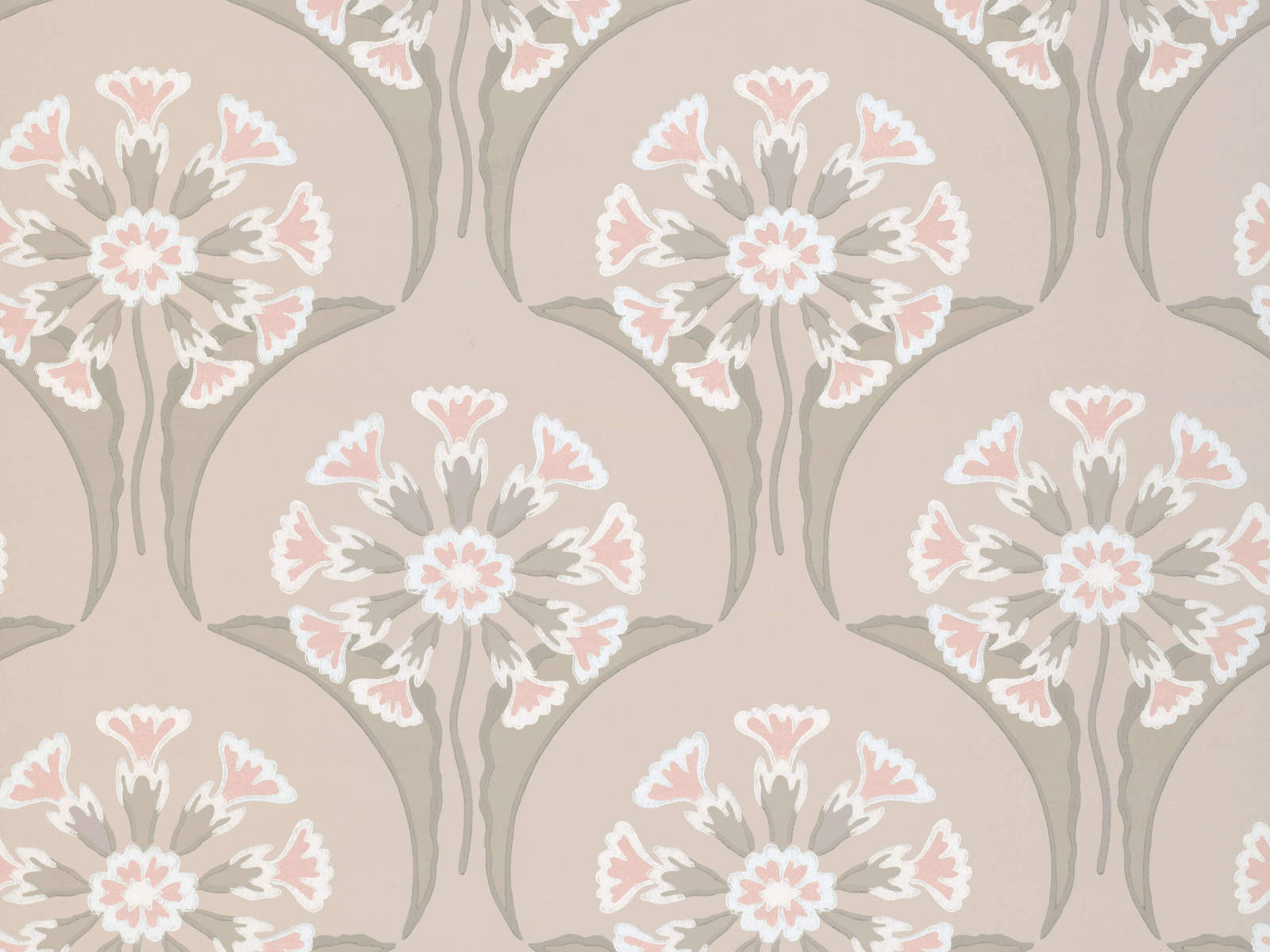 Little Greene Behang National Trust Papers Hencroft - Lute