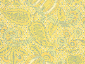 Little Greene Behang National Trust Papers Pomegranate - Citron