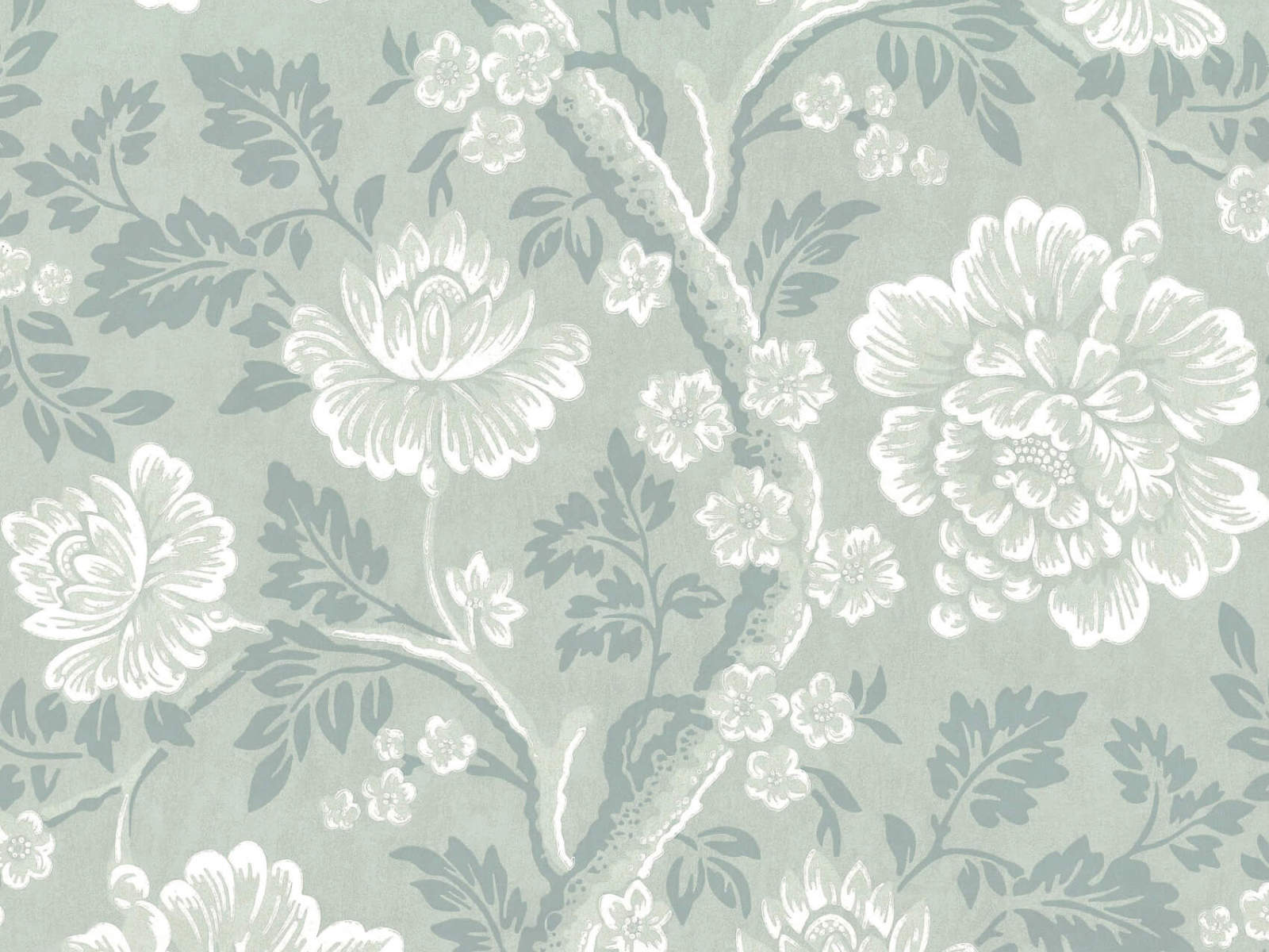 Little Greene Behang Archive Trails Gustav - Cloud