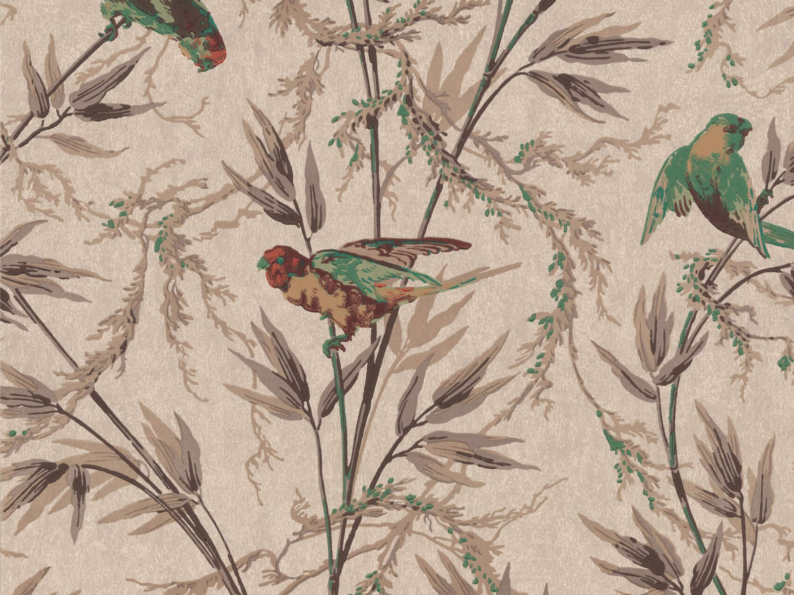 Little Greene Behang London Wallpapers IV Great Ormond Street - Cappuccino