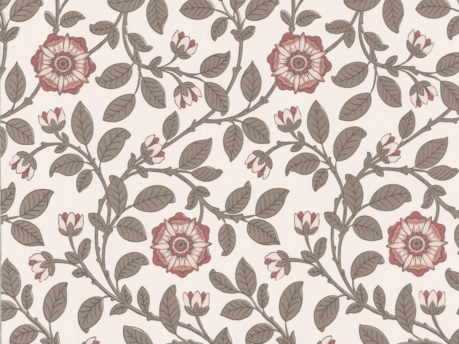 Little Greene Behang London Wallpapers IV Richmond Green - Stella