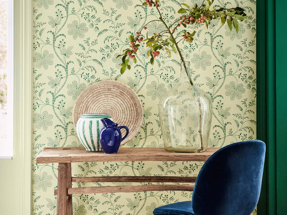Little Greene Behang London Wallpapers V Bedford Square - Acorn