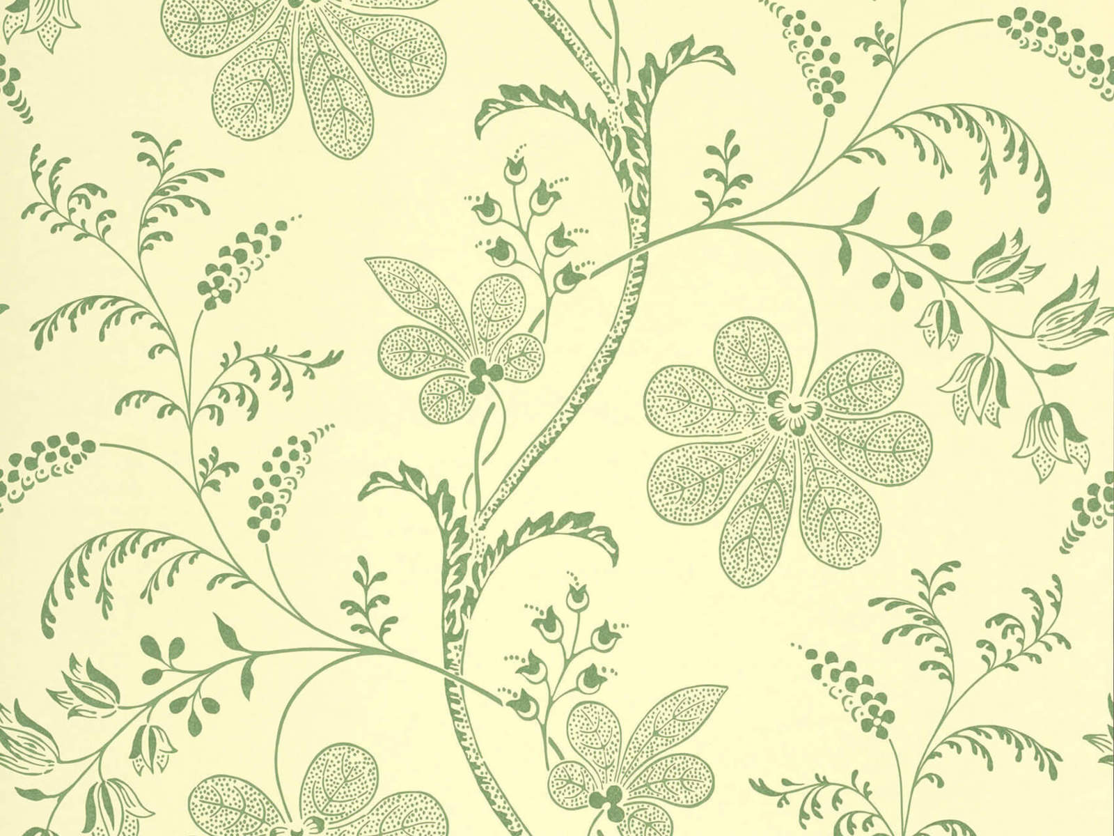 Little Greene Behang London Wallpapers V Bedford Square - Acorn