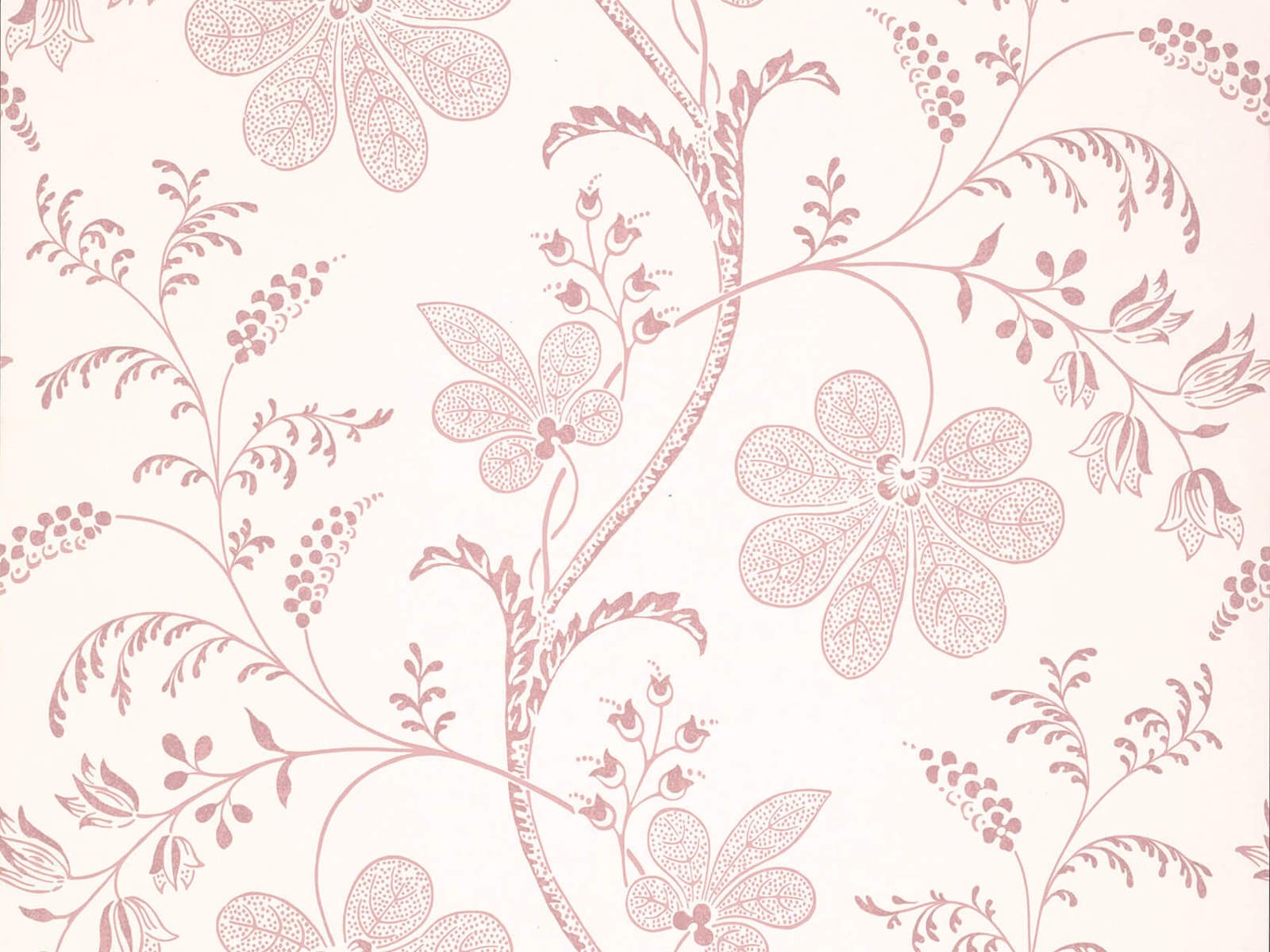 Little Greene Behang London Wallpapers V Bedford Square - Hellebore
