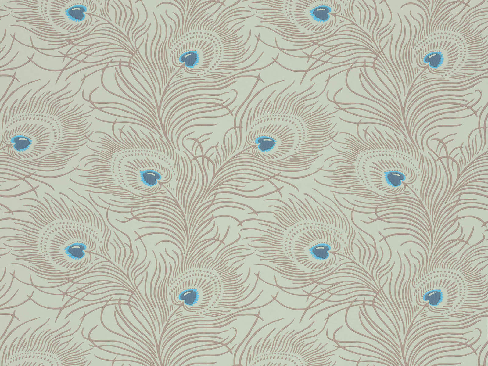Little Greene Behang London Wallpapers V Carlton House Terrace - Copper