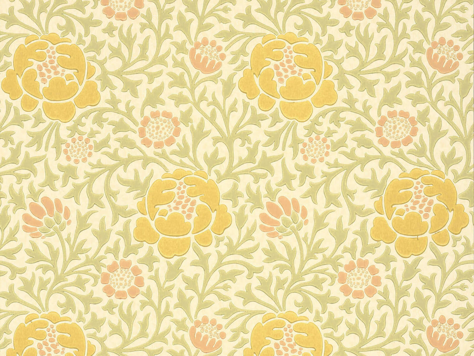Little Greene Behang London Wallpapers V Lansdowne Walk - Pollen