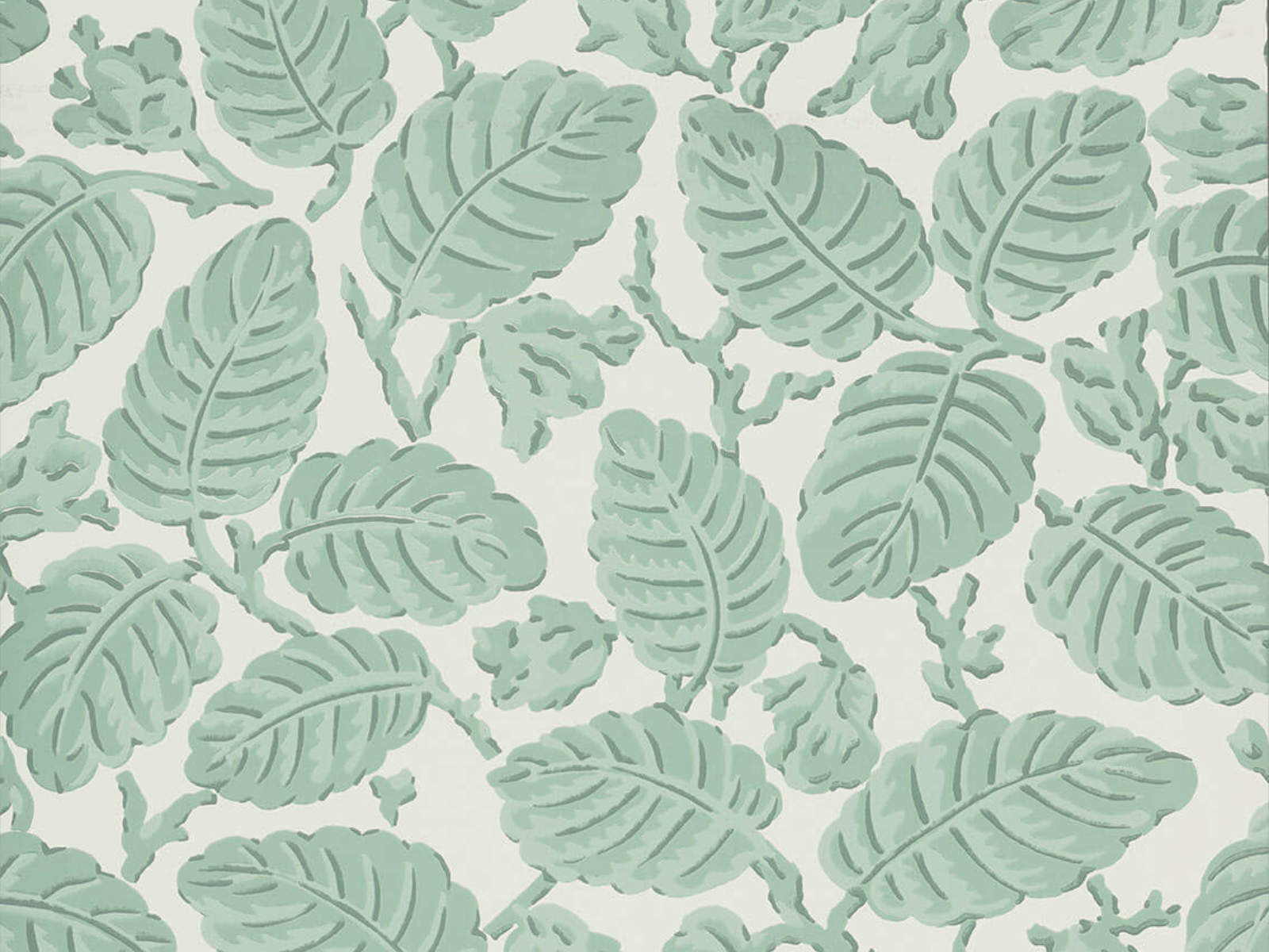 Little Greene Behang National Trust Papers II Beech Nut - Rubine