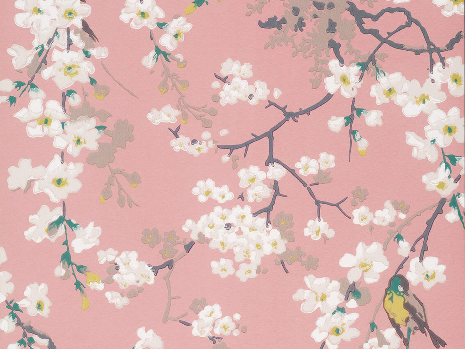 Little Greene Behang National Trust Papers II Massingberd Blossom - Oriental