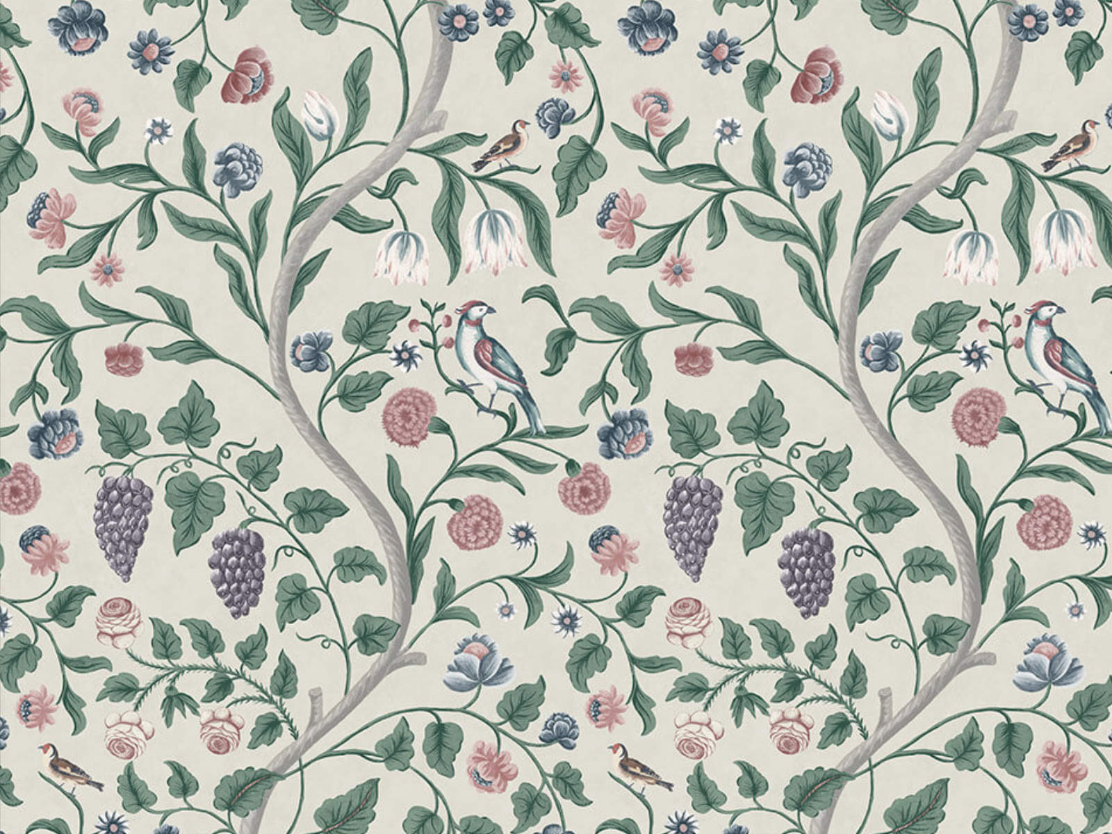 Little Greene Behang National Trust Papers II Mandalay - Arbour