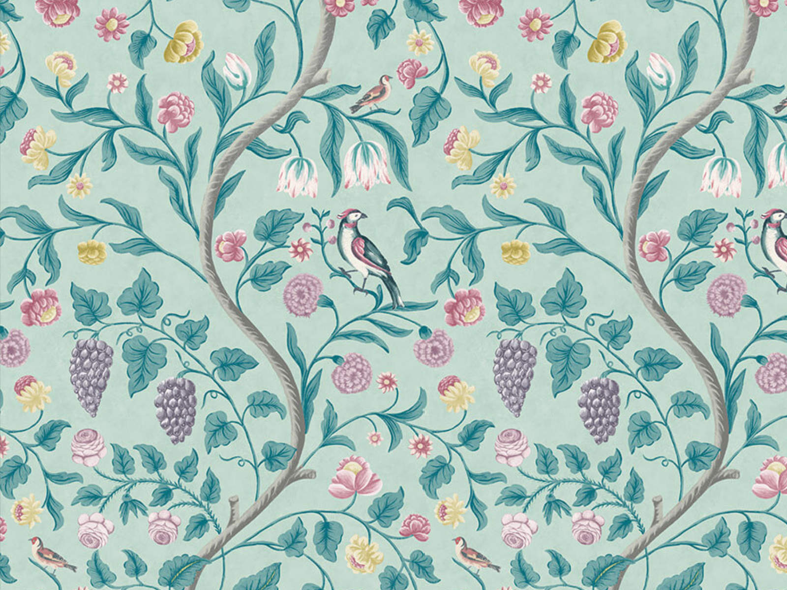 Little Greene Behang National Trust Papers II Mandalay - Archipelago