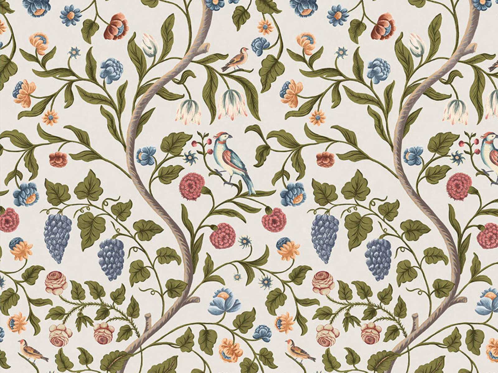 Little Greene Behang National Trust Papers II Mandalay - Ceviche