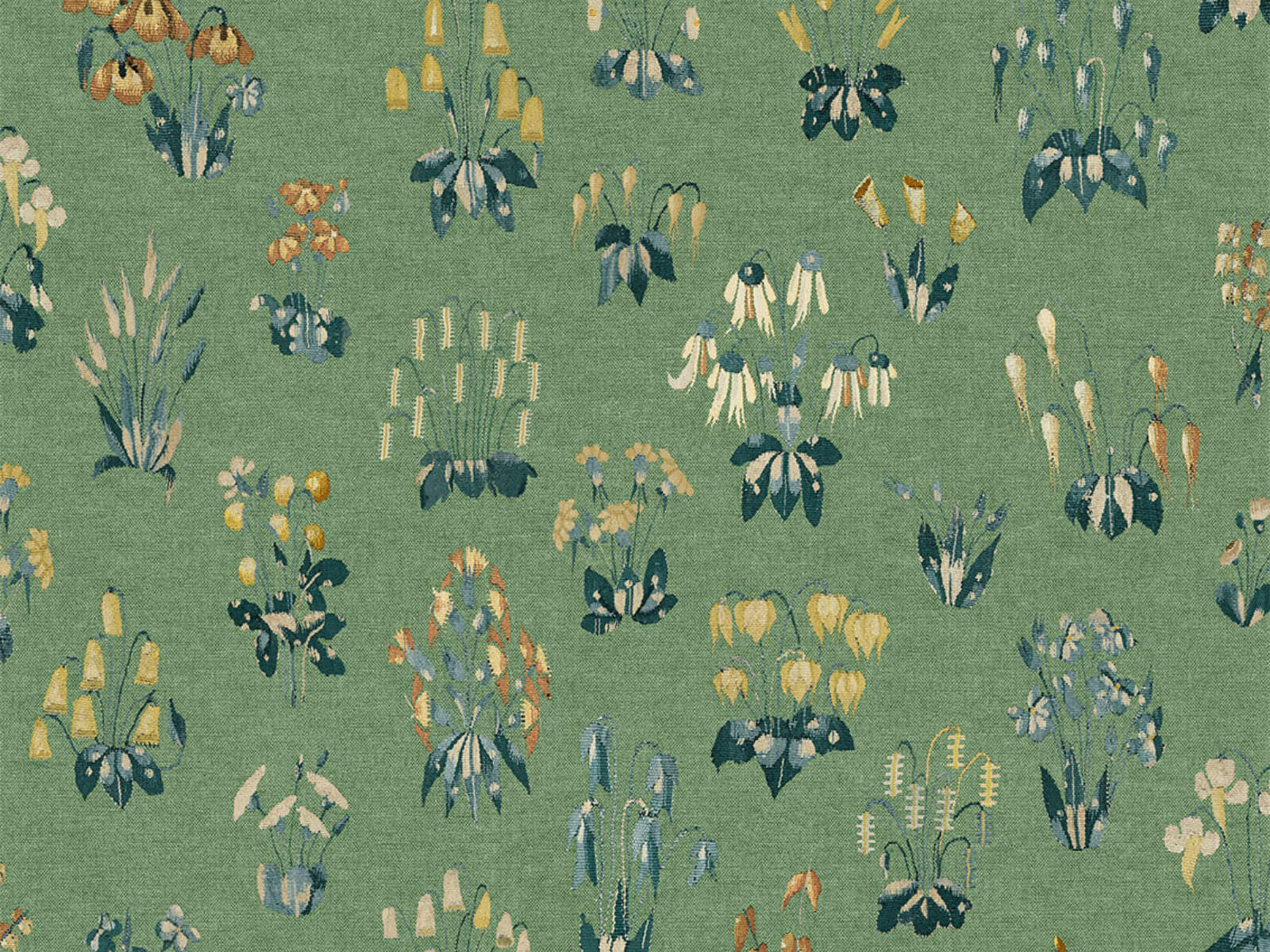 Little Greene Behang National Trust Papers II Millefleur - Garden