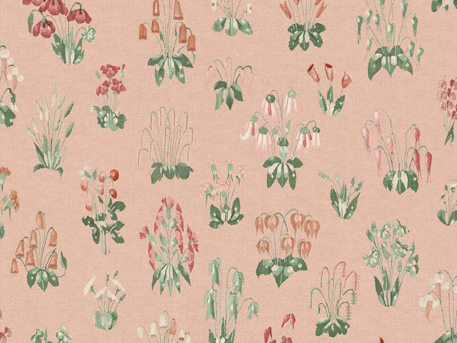 Little Greene Behang National Trust Papers II Millefleur - Masquerade