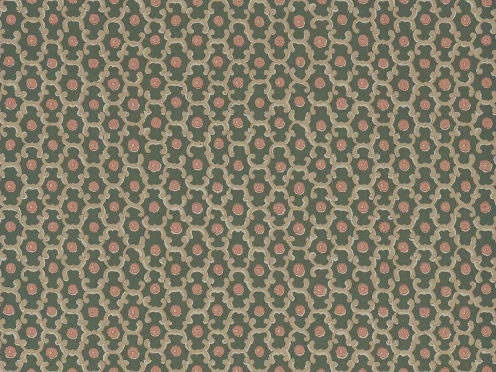 Little Greene Behang National Trust Papers II Moy - Pompei