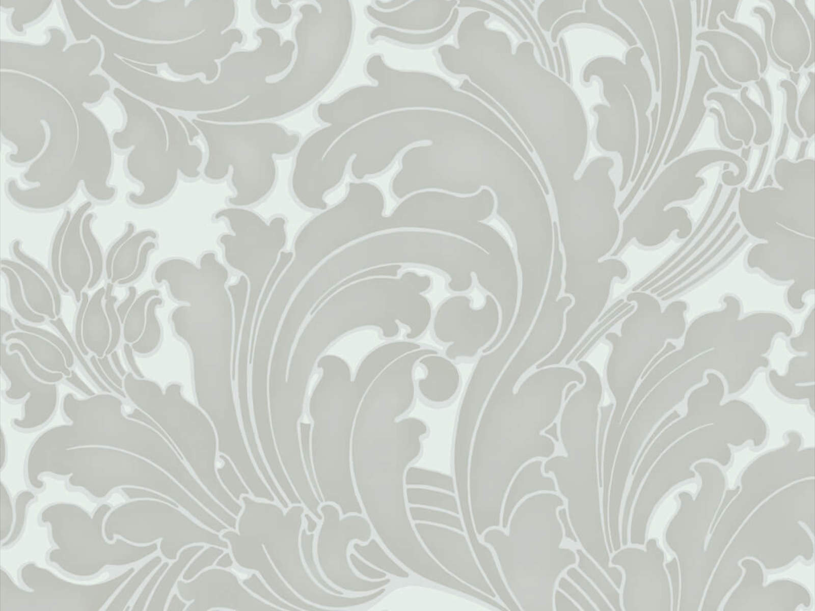 Little Greene Behang National Trust Papers II Tulip - Cloud
