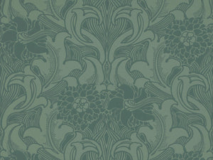 Little Greene Behang National Trust Papers III Dhalia Scroll - Tea With Florence