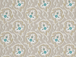 Little Greene Behang National Trust Papers III Hoja - Cool Arbour