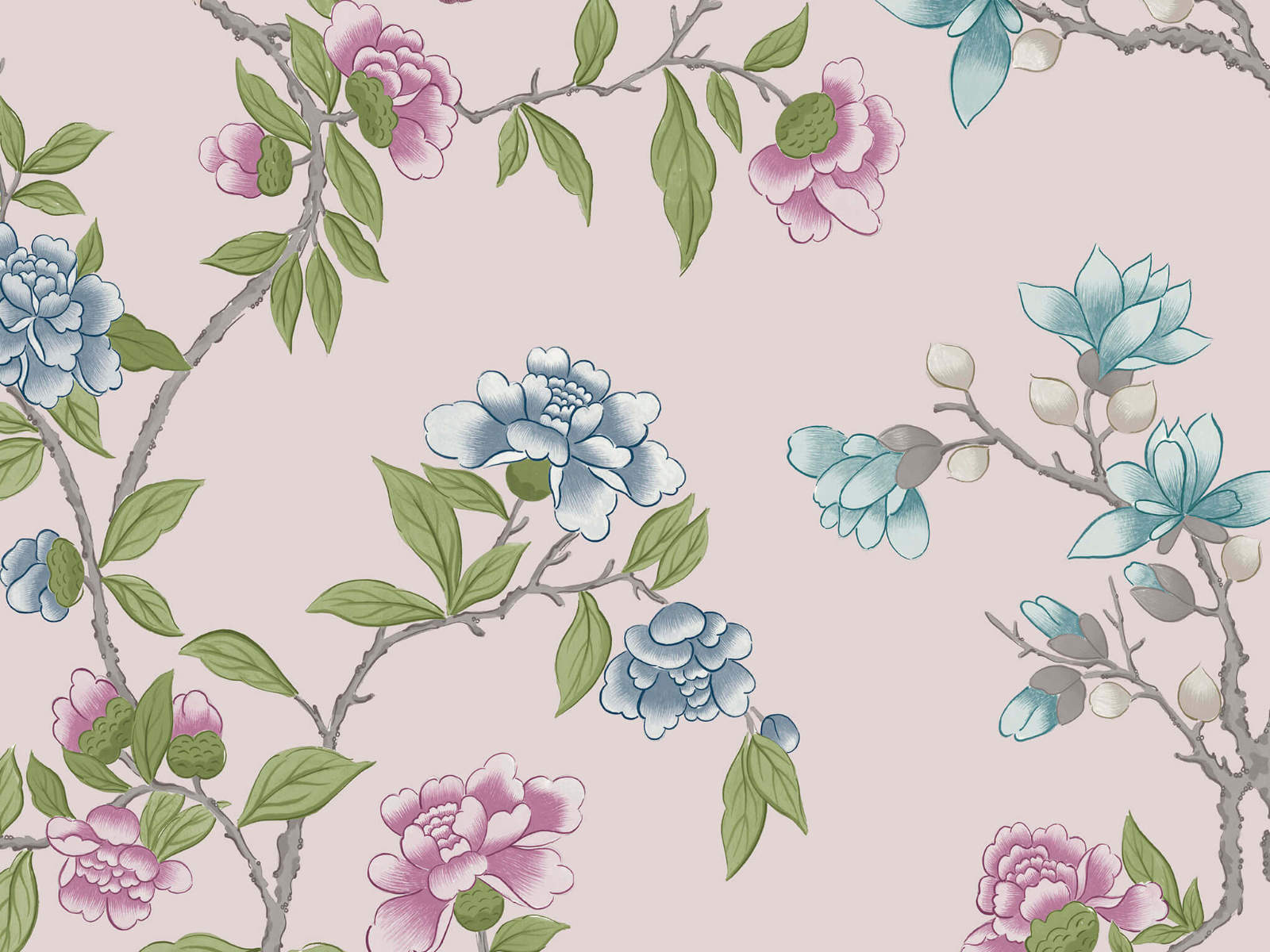 Little Greene National Trust Papers IV Aderyn - China Clay