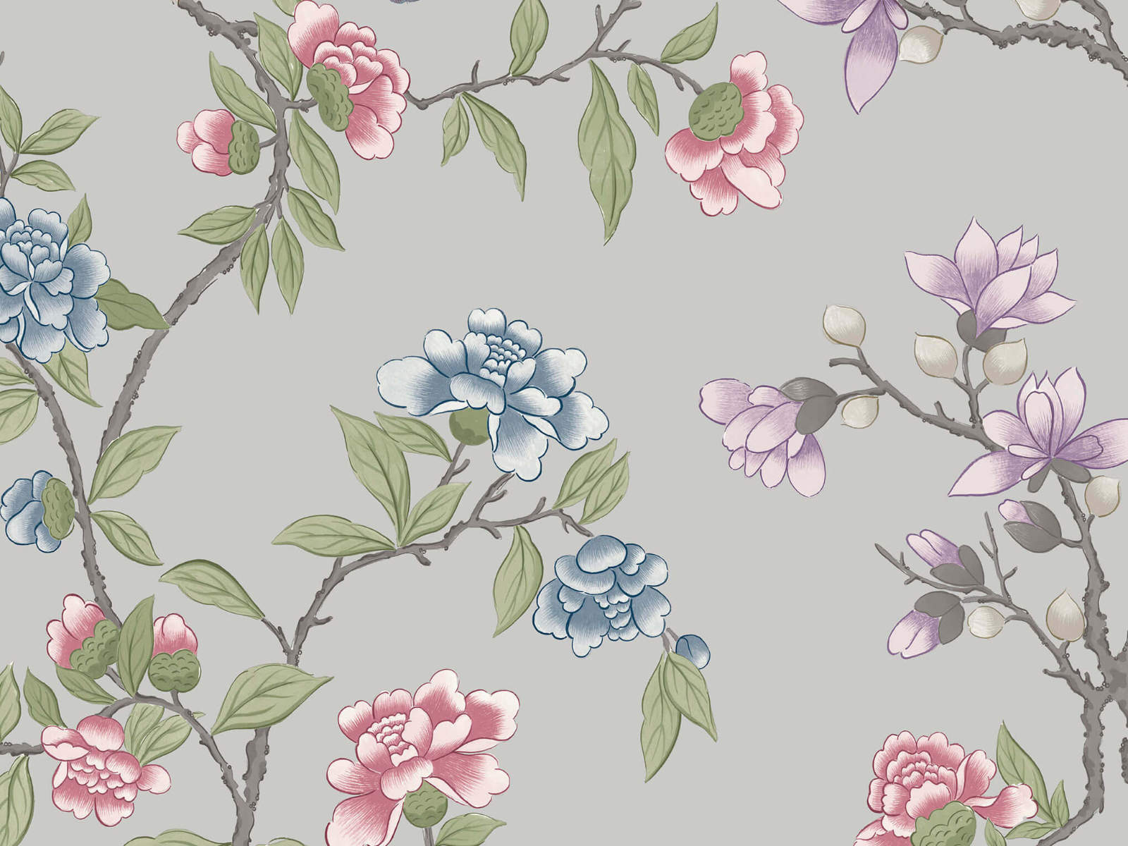 Little Greene National Trust Papers IV Aderyn - French Grey