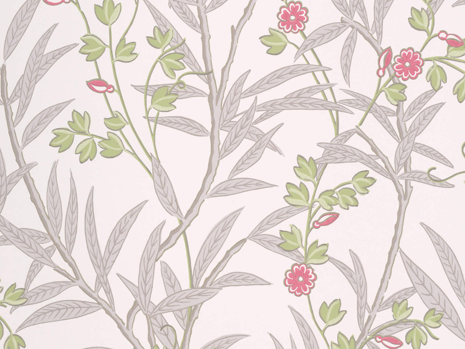 Little Greene National Trust Papers IV Bamboo Floral - Leather