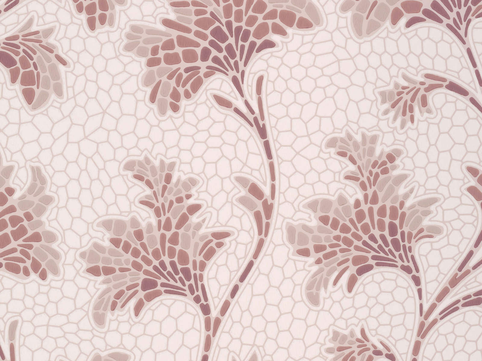 Little Greene National Trust Papers IV Mosaic Trail - Blush